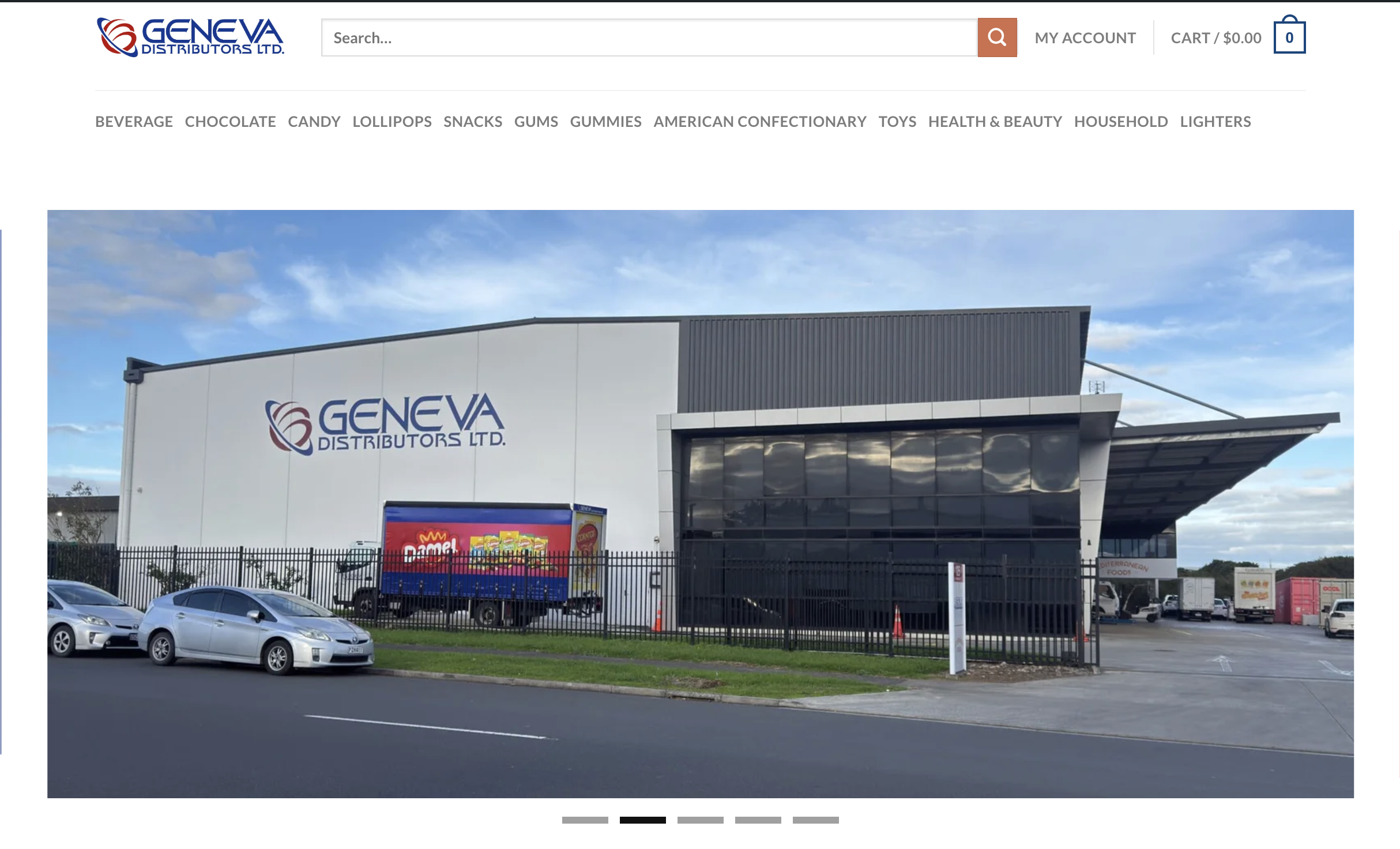 Geneva Distributors website